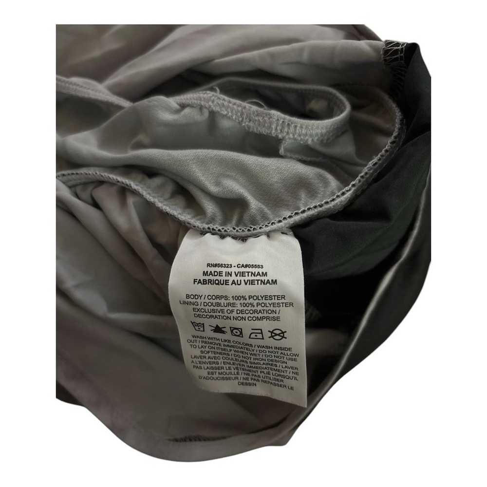 Nike Brief Lined Running Athletic Shorts - Womens Size Lg- Black Gray Ombré - Picture 5 of 5